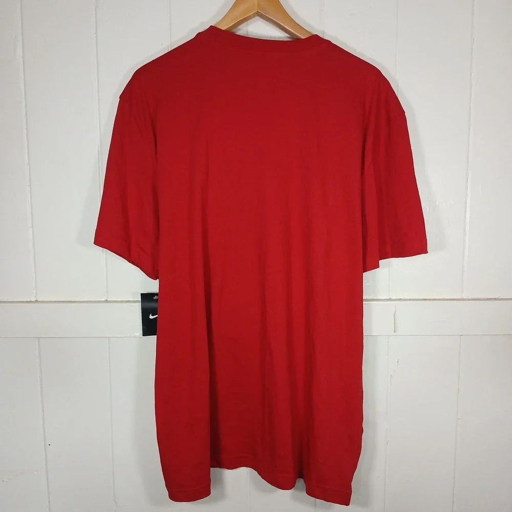 Nike Dri-FIT T-Shirt Mens XXL Red Short Sleeve Performance Active 520946-648